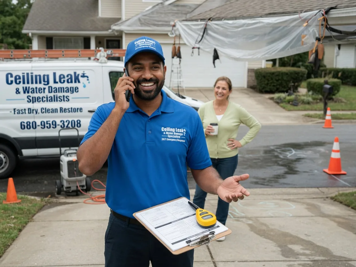 Ceiling Leak Cleanup Rocky Ridge, OH FAQs